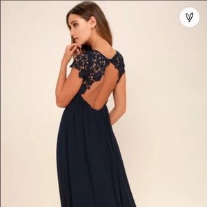 Lulu’s Navy Blue Dress